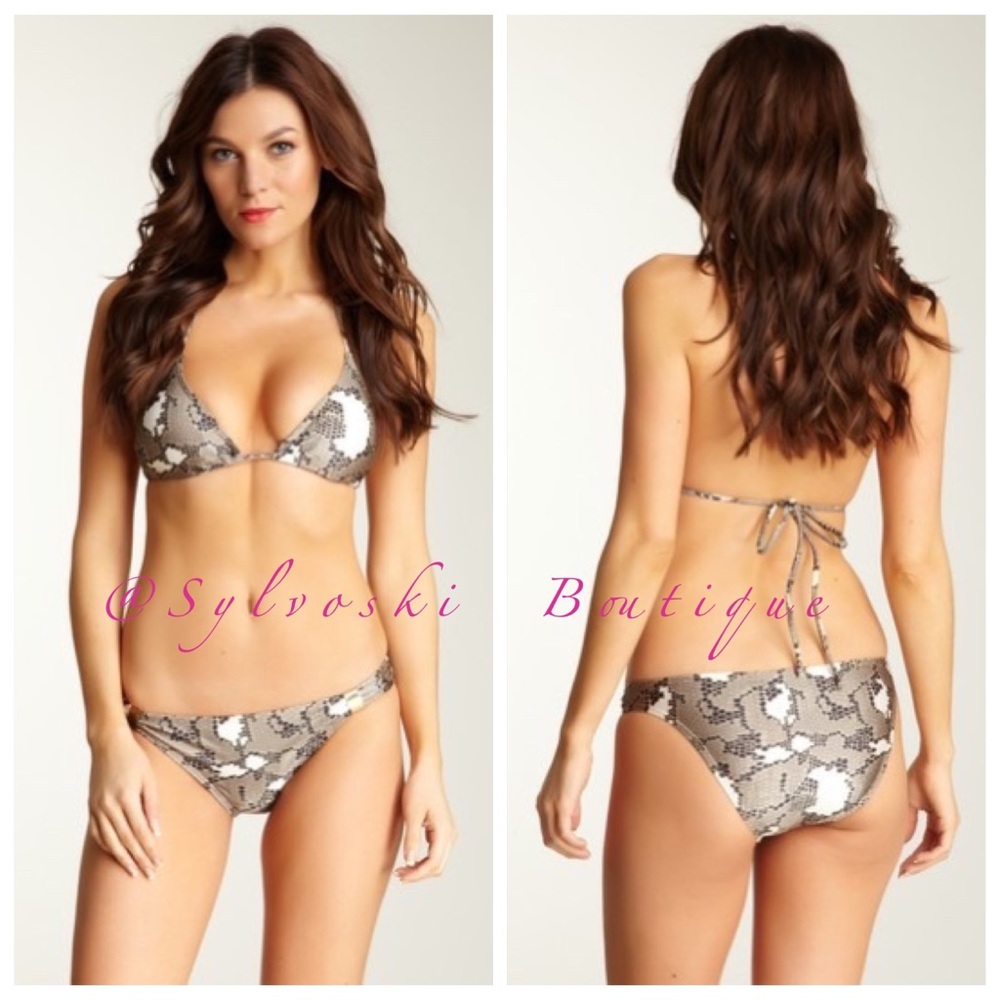🐍 Tigerlily Women’s Exotic Print Bikini Set